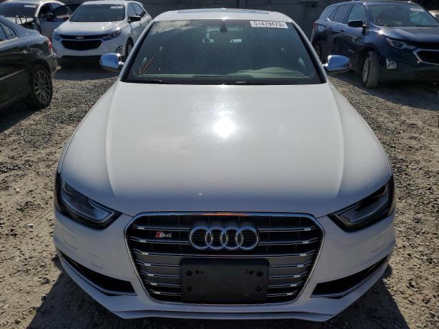 WAUMGAFL3EA006670 - 2014 AUDI S4 PRESTIGE WHITE photo 5