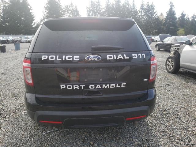 1FM5K8AR0EGB44671 - 2014 FORD EXPLORER POLICE INTERCEPTOR BLACK photo 6