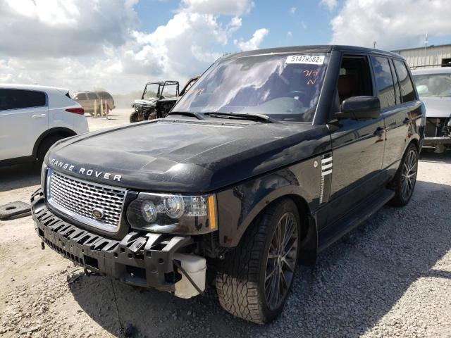 SALMP1E49CA388979 - 2012 LAND ROVER RANGE ROVE AUTOBIOGRAPHY BLACK photo 2
