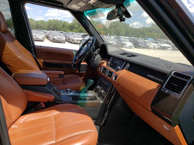 SALMP1E49CA388979 - 2012 LAND ROVER RANGE ROVE AUTOBIOGRAPHY BLACK photo 5