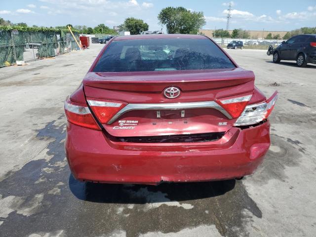 4T1BF1FK3FU917467 - 2015 TOYOTA CAMRY LE RED photo 6