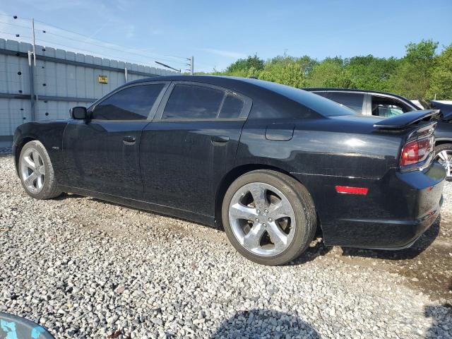 2C3CDXCT2DH522991 - 2013 DODGE CHARGER R/T BLACK photo 2