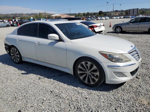 KMHGC4DH4DU225397 - 2013 HYUNDAI GENESIS 5.0L WHITE photo 4