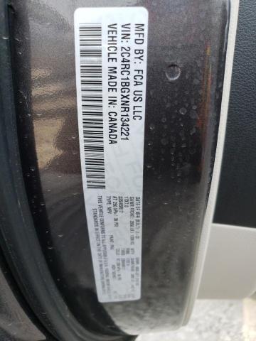 2C4RC1BGXNR134221 - 2022 CHRYSLER PACIFICA TOURING L ნაცრისფერი ფოტო 14