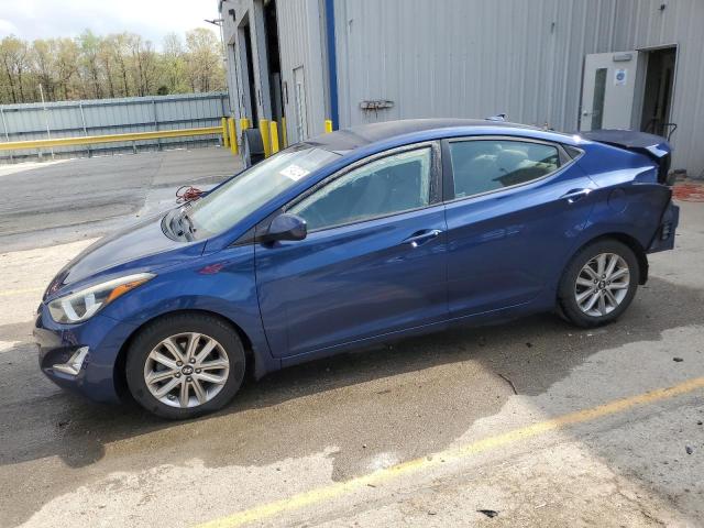 5NPDH4AE2GH684266 - 2016 HYUNDAI ELANTRA SE BLUE photo 1