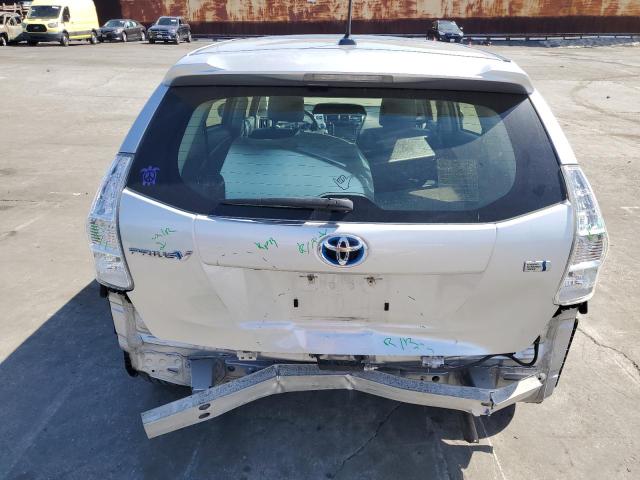 JTDZN3EU0C3125718 - 2012 TOYOTA PRIUS V SILVER photo 6