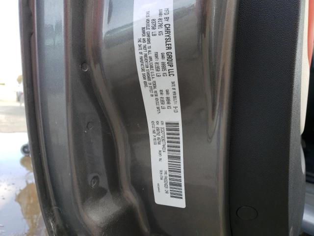 3C3CFFGE8DT744314 - 2013 FIAT 500 ELECTRIC GRAY photo 12