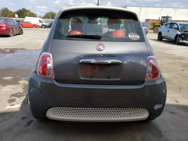 3C3CFFGE8DT744314 - 2013 FIAT 500 ELECTRIC GRAY photo 6