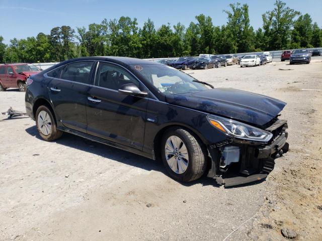 KMHE24L38KA091704 - 2019 HYUNDAI SONATA HYBRID BLACK photo 4