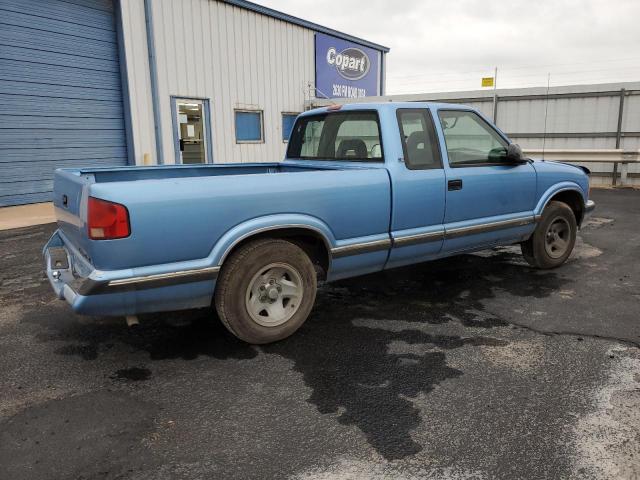 1GCCS1940T8105128 - 1996 CHEVROLET S TRUCK S10 BLUE photo 3