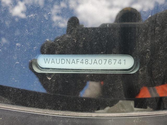 WAUDNAF48JA076741 - 2018 AUDI A4 PREMIUM CHARCOAL photo 12