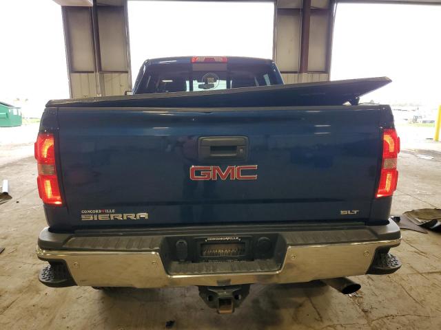 1GT12TEGXHF100380 - 2017 GMC SIERRA K2500 SLT BLUE photo 6