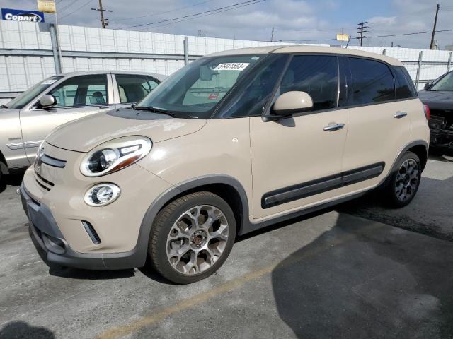 ZFBCFADH1EZ019244 - 2014 FIAT 500L TREKKING BEIGE photo 1