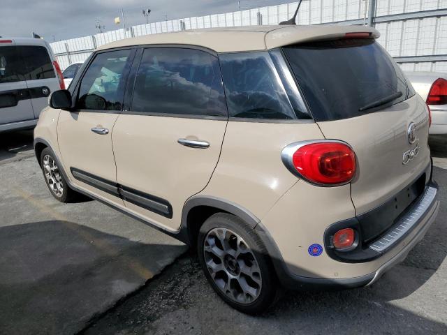 ZFBCFADH1EZ019244 - 2014 FIAT 500L TREKKING BEIGE photo 2