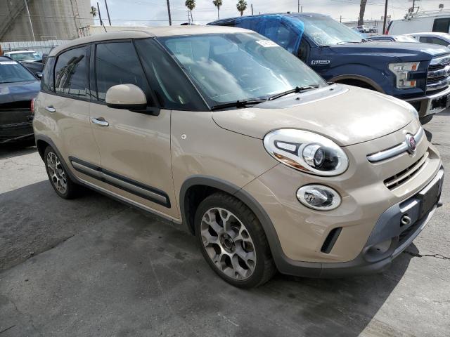 ZFBCFADH1EZ019244 - 2014 FIAT 500L TREKKING BEIGE photo 4