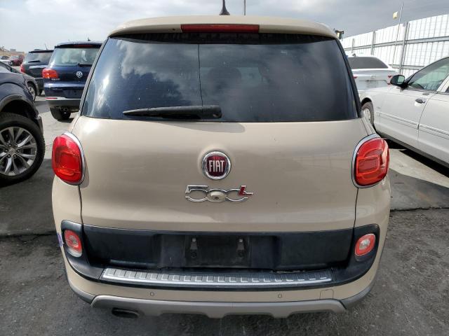 ZFBCFADH1EZ019244 - 2014 FIAT 500L TREKKING BEIGE photo 6