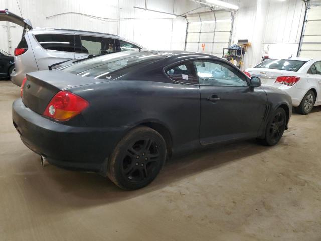 KMHHM65D03U037970 - 2003 HYUNDAI TIBURON BLACK photo 3