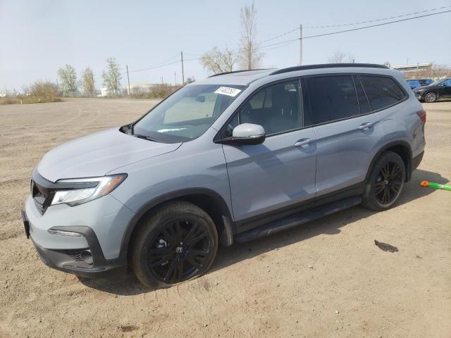 5FNYF6H09NB503284 - 2022 HONDA PILOT ELITE GRAY photo 1