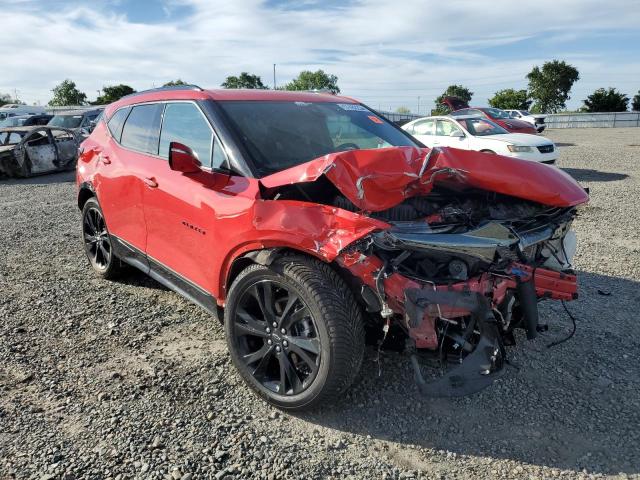 3GNKBKRS6MS505677 - 2021 CHEVROLET BLAZER RS RED photo 4