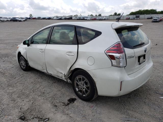 JTDZN3EU2HJ063872 - 2017 TOYOTA PRIUS V WHITE photo 2