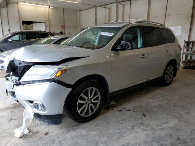 5N1AR2MM5EC715893 - 2014 NISSAN PATHFINDER S 银色 照片 1