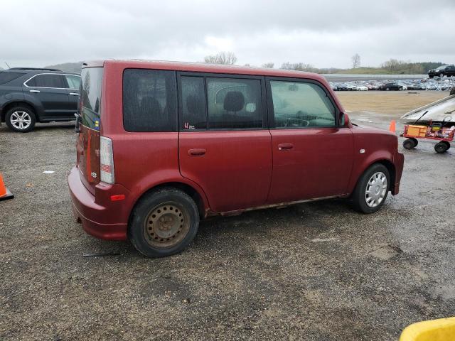 JTLKT324364077310 - 2006 TOYOTA SCION XB RED photo 3