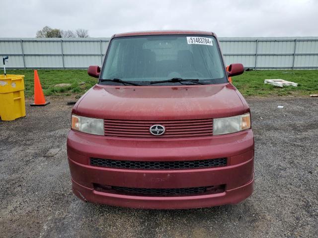 JTLKT324364077310 - 2006 TOYOTA SCION XB RED photo 5