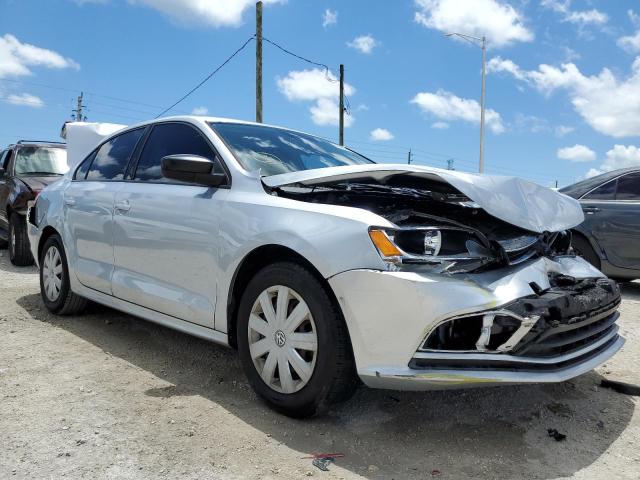 3VW2K7AJ1FM416872 - 2015 VOLKSWAGEN JETTA BASE 银色 照片 4