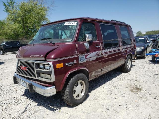 1GDEG25KXSF534609 - 1995 GMC RALLY WAGO G2500 RED photo 1