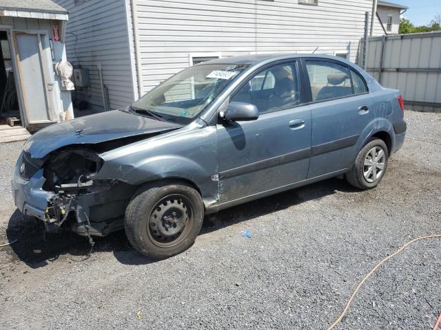 KNADE123476227017 - 2007 KIA RIO BASE BLUE photo 1