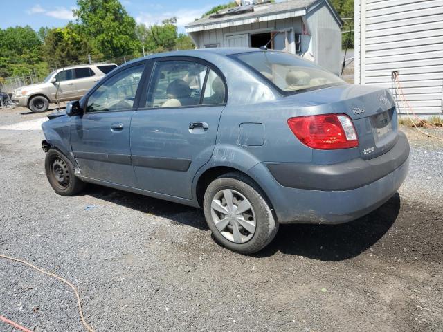 KNADE123476227017 - 2007 KIA RIO BASE BLUE photo 2