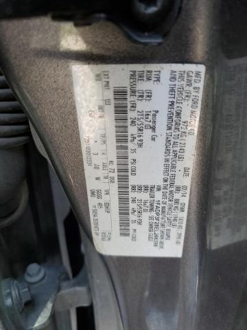 1FADP3F28EL266398 - 2014 FORD FOCUS SE GRAY photo 12