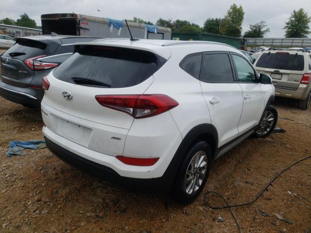 KM8J3CA41HU415780 - 2017 HYUNDAI TUCSON LIMITED WHITE photo 4