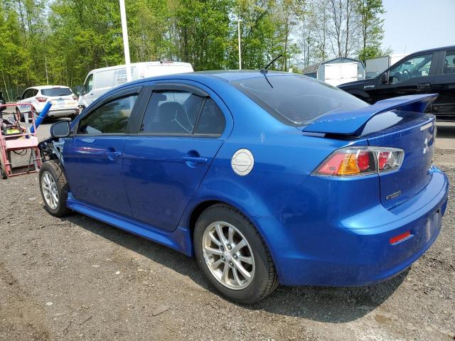 JA32U2FU1BU031173 - 2011 MITSUBISHI LANCER ES/ES SPORT BLUE photo 2