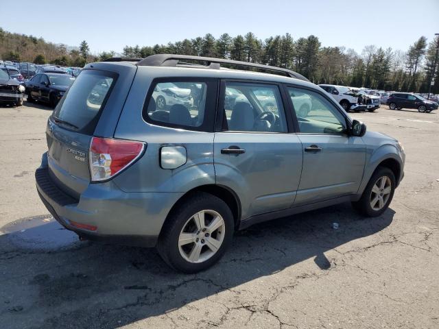 JF2SH6BC0AH909016 - 2010 SUBARU FORESTER XS TURQUOISE photo 3