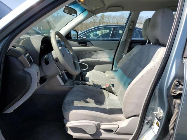 JF2SH6BC0AH909016 - 2010 SUBARU FORESTER XS TURQUOISE photo 7
