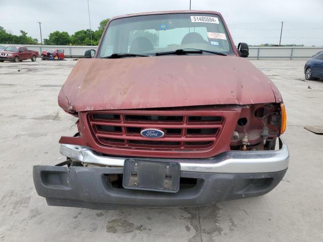 1FTYR10D12TA56645 - 2002 FORD RANGER BURGUNDY photo 5