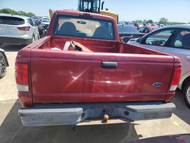 1FTYR10D12TA56645 - 2002 FORD RANGER BURGUNDY photo 6