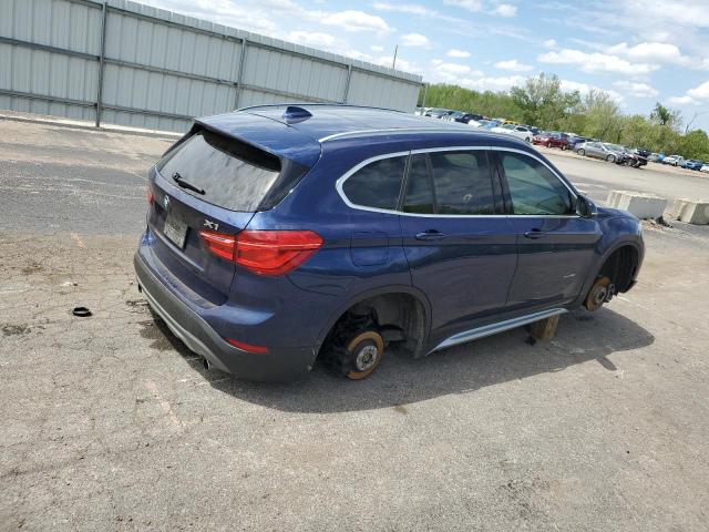 WBXHT3C30J5K31120 - 2018 BMW X1 XDRIVE28I BLUE photo 3