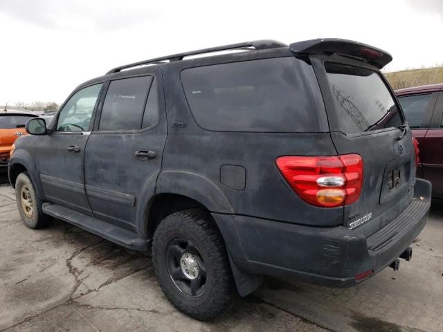 5TDBT44A82S088645 - 2002 TOYOTA SEQUOIA sr SR5 GRAY photo 2