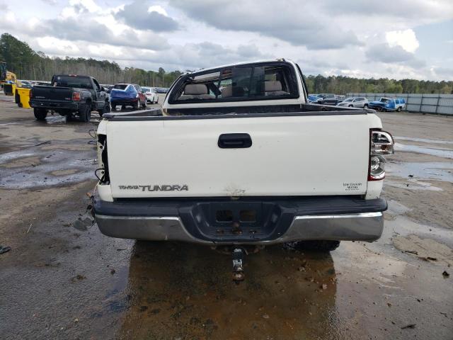 5TBRU34165S448711 - 2005 TOYOTA TUNDRA ACCESS CAB SR5 WHITE photo 6