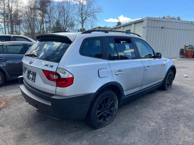 WBXPA73404WC37549 - 2004 BMW X3 2.5I SILVER photo 4