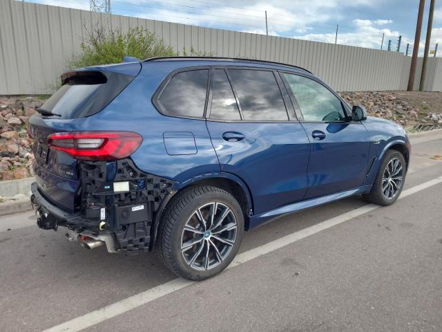 5UXTA6C07P9N60367 - 2023 BMW X5 XDRIVE45E BLUE photo 3