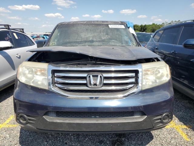 5FNYF3H2XCB017788 - 2012 HONDA PILOT LX BLUE photo 5