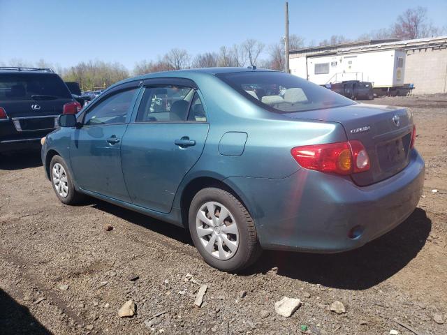 2T1BU40E29C158312 - 2009 TOYOTA COROLLA BASE GREEN photo 2