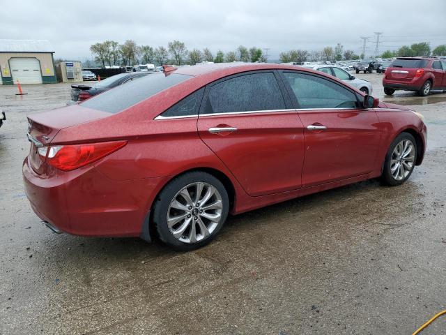 5NPEC4AB6CH423581 - 2012 HYUNDAI SONATA SE RED photo 3