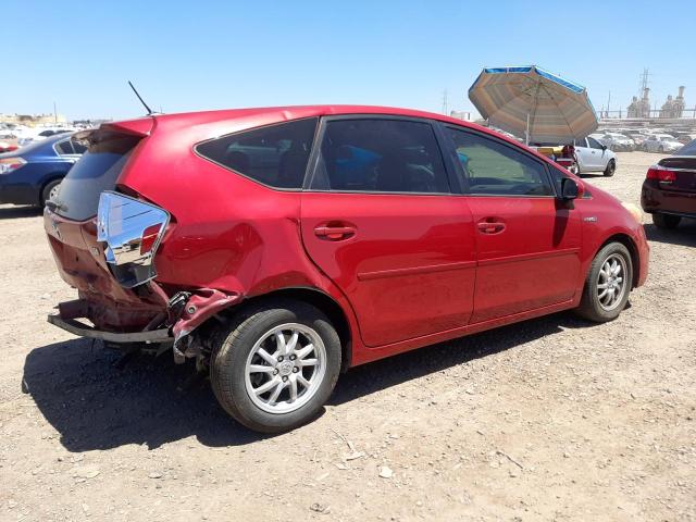 JTDZN3EU0C3145872 - 2012 TOYOTA PRIUS V RED photo 3