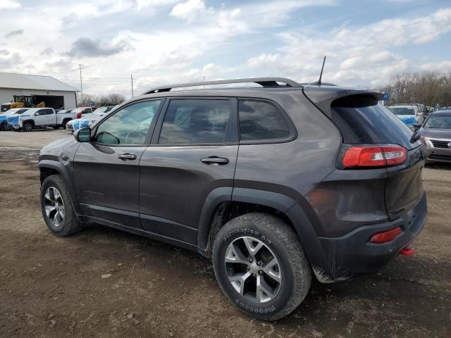 1C4PJMBB0JD561309 - 2018 JEEP CHEROKEE TRAILHAWK CHARCOAL photo 2