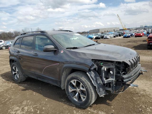 1C4PJMBB0JD561309 - 2018 JEEP CHEROKEE TRAILHAWK CHARCOAL photo 4