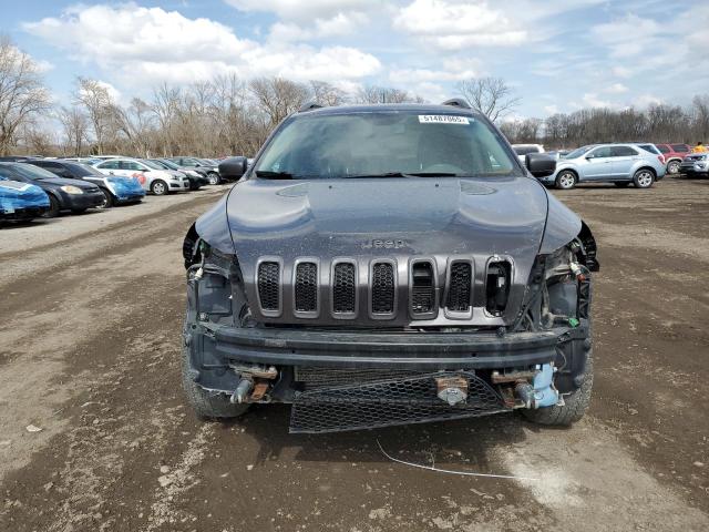 1C4PJMBB0JD561309 - 2018 JEEP CHEROKEE TRAILHAWK CHARCOAL photo 5